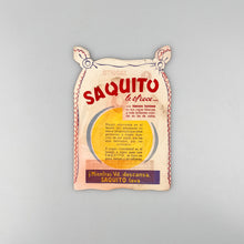 Cargar imagen en el visor de la galería, Anuncio Saquito, Desplegable, 1960's
