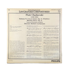 Cargar imagen en el visor de la galería, LP. Pyotr Ilyich Tchaikovsky - Herbert von Karajan, Berliner Philharmoniker. Sinfonía N.6 En Si Menor, Op.74 "Patética" / Marcha Eslava, Op. 31
