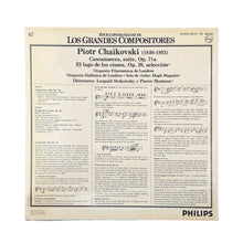Load image into Gallery viewer, LP. Pyotr Ilyich Tchaikovsky - Leopold Stokowski, London Philharmonic Orchestra, Pierre Monteux, London Symphony Orchestra. Cascanueces, Op. 71 / El Lago De Los Cisnes, Op.20 (Selección)
