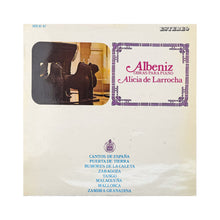 画像をギャラリービューアに読み込む, LP. Isaac Albéniz, Alicia De Larrocha. Albeniz Obras Para Piano /2
