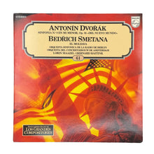 Laden Sie das Bild in den Galerie-Viewer, LP. Antonín Dvořák, Bedřich Smetana, Radio-Symphonie-Orchester Berlin, Lorin Maazel, Concertgebouworkest, Bernard Haitink. Sinfonía No. 9 En Mi Menor, Op. 95 "Del Nuevo Mundo" - El Moldava
