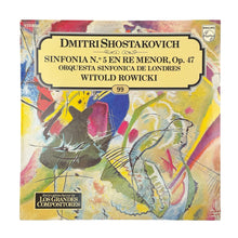 Cargar imagen en el visor de la galería, LP. Dmitri Shostakovich, London Symphony Orchestra - Witold Rowicki. Sinfonia N.º 5 En Re Menor, Op.47
