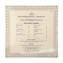 이미지를 갤러리 뷰어에 로드 , LP. Giovanni Battista Pergolesi / Carlo Ricciotti / Unico Wilhelm Van Wassenaer - Camerata Bern. 6 Concerti Armonici
