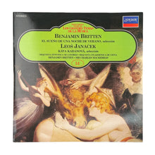 Load image into Gallery viewer, LP. Benjamin Britten / Leoš Janáček. El Sueño De Una Noche De Verano (Seleccion) / Kata Kabanova (Seleccion)
