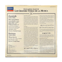 Charger l'image dans la galerie, LP. Leoš Janáček / Benjamin Britten. Misa Glagolitica / Missa Brevis
