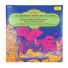 이미지를 갤러리 뷰어에 로드 , LP. Chor Der Mönche Der Benediktiner-Erzabtei St. Martin, Beuron, Guillaume de Machaut. Canto Gregoriano: Tercera Misa De Navidad. / Misa De Nostre Dame
