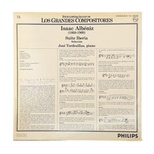 Charger l'image dans la galerie, LP. Isaac Albéniz / José Tordesillas. Suite Iberia - Seleccion
