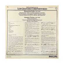 이미지를 갤러리 뷰어에 로드 , LP. Manuel De Falla, Joaquín Turina. El Amor Brujo / Siete Canciones Populares Españolas / Danzas Fantásticas
