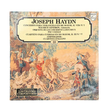Cargar imagen en el visor de la galería, LP. Joseph Haydn - Maurice Gendron, Orchestre Des Concerts Lamoureux, Pablo Casals / Quartetto Italiano. Concierto Para Violoncelo En Re Mayor, H VIIb N.º 2 / Cuarteto Para Cuerdas En Do Mayor, H. III N.º 77 "Emperador"
