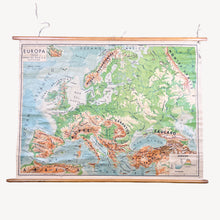 이미지를 갤러리 뷰어에 로드 , Mapa Físico Europa Seix Barral 1959

