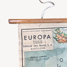 이미지를 갤러리 뷰어에 로드 , Mapa Físico Europa Seix Barral 1959
