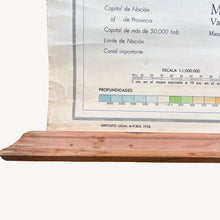 Cargar imagen en el visor de la galería, Mapa Físico España Aguilar de Ediciones 1958
