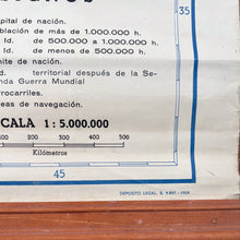Cargar imagen en el visor de la galería, Mapa Político Europa Seix Barral 1959
