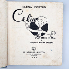 Cargar imagen en el visor de la galería, Celia, Lo que dice, Elena Fortún. 1943
