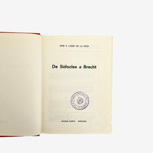 이미지를 갤러리 뷰어에 로드 , De Sófocles a Brecht, José S. Lasso de la Vega
