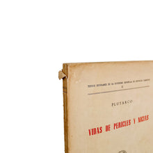 Laden Sie das Bild in den Galerie-Viewer, Vida de Pericles y Nicias, Plutarco
