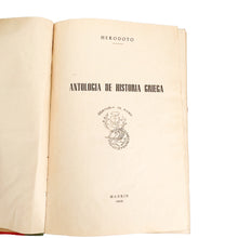 Charger l'image dans la galerie, Antología de Historia Griega, Herodoto
