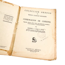 Laden Sie das Bild in den Galerie-Viewer, Conjuración de Catalina, Salustio
