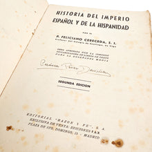 Cargar imagen en el visor de la galería, Historia del Imperio Español y de la Hispanidad, F Cereceda, S.I.
