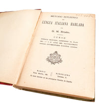 Cargar imagen en el visor de la galería, Método Intuitivo de Lengua Italiana Hablada, G. M. Bruño
