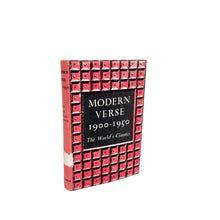 이미지를 갤러리 뷰어에 로드 , Modern Verse 1900-1950, The World’s Classics, Phyllis M. Jones

