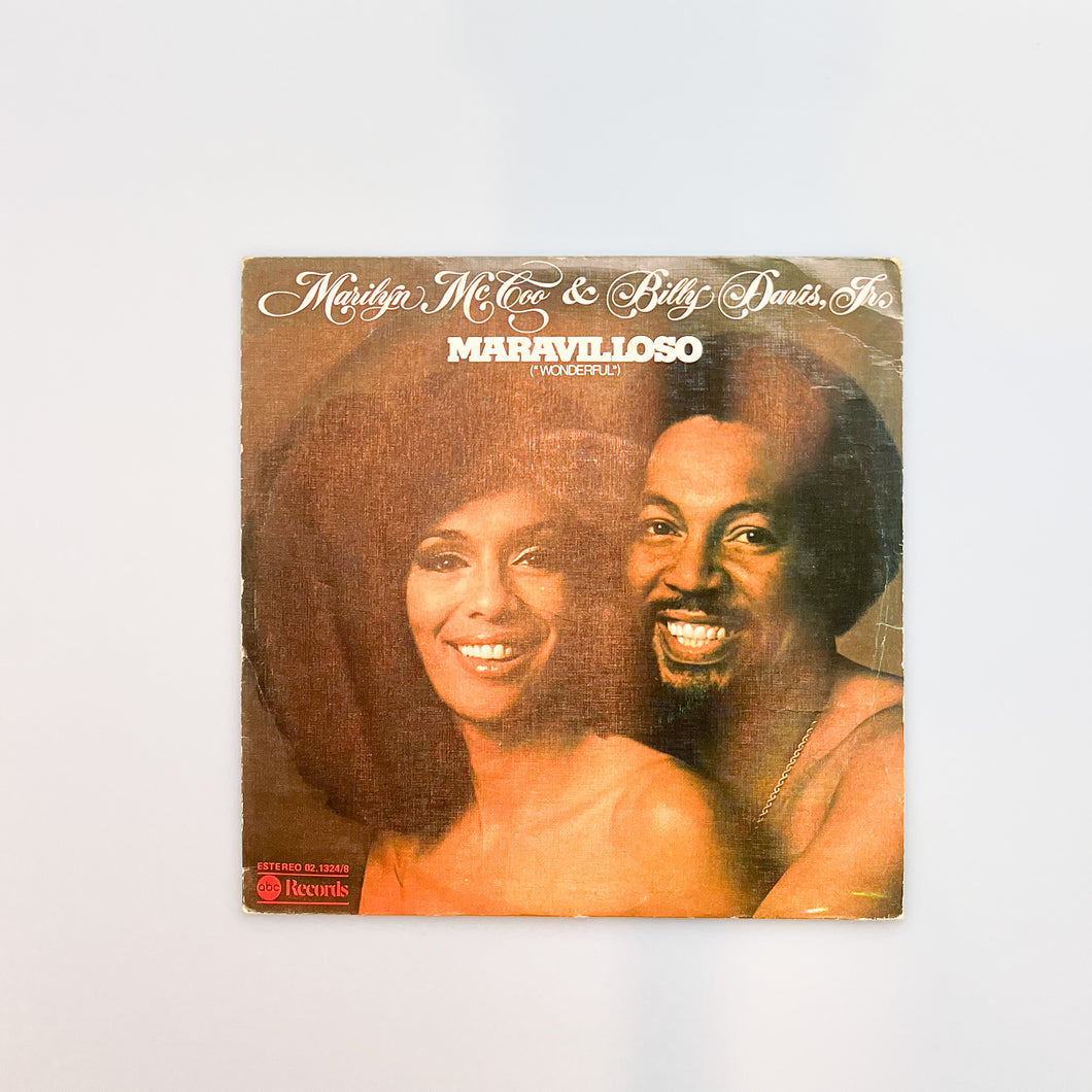 SINGLE. Marilyn McCoo & Billy Davis Jr. ‎ Maravilloso = Wonderful