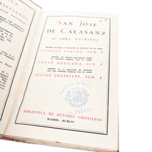 이미지를 갤러리 뷰어에 로드 , Su obra. Escritos, San José de Calasanz
