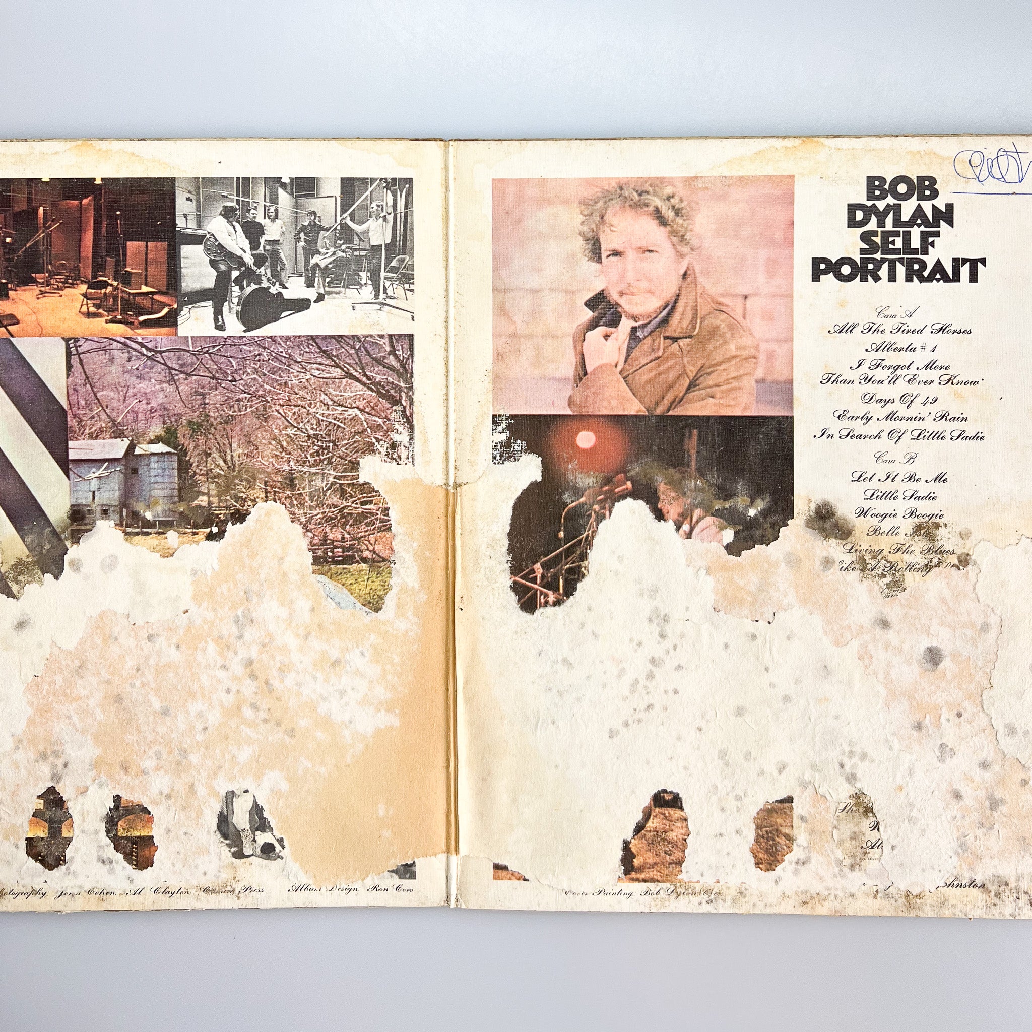 2xLP, Gat. Bob Dylan. Autorretrato = Self Portrait – falsotecho