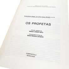 画像をギャラリービューアに読み込む, Sagrada Biblia en Galego, Os Profetas, Manuel Casado Nieto

