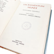 이미지를 갤러리 뷰어에 로드 , Enciclopedia Teológica 4, Sacramentun Mundi
