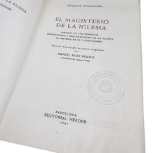 Load image into Gallery viewer, El Magisterio de la Iglesia, Enrique Dazinger
