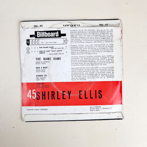 EP. Shirley Ellis. The Name Game = Juego De Palabras +3