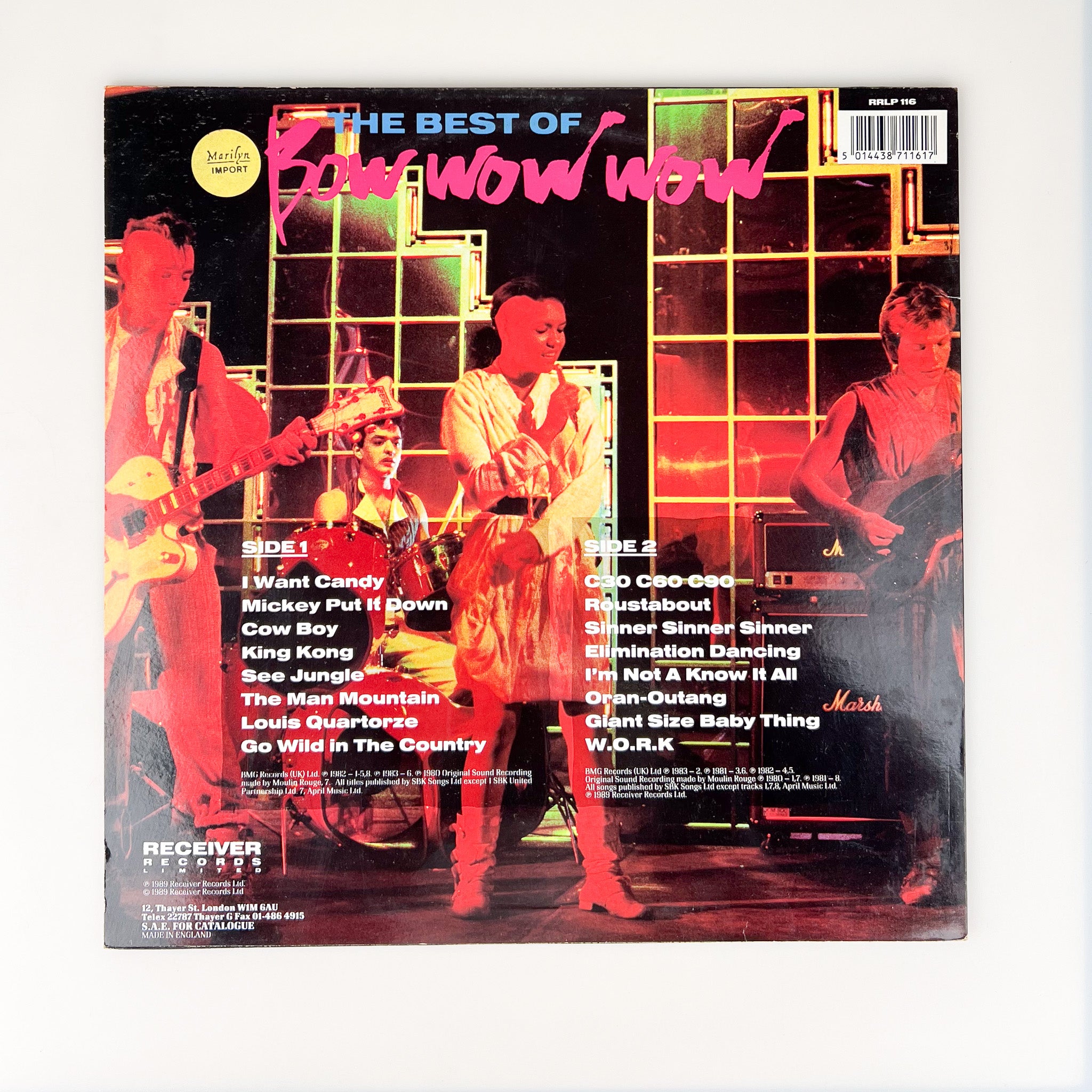 LP. Bow Wow Wow. The Best Of – falsotecho