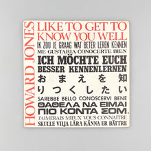 Cargar imagen en el visor de la galería, SINGLE. Howard Jones. Like To Get To Know You Well
