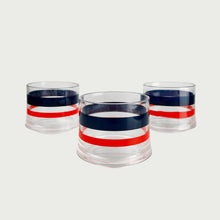 Cargar imagen en el visor de la galería, Juego de tres vasos Pagoda de Guzzini, 1970's
