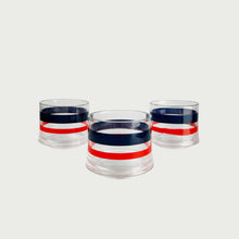 Cargar imagen en el visor de la galería, Juego de tres vasos Pagoda de Guzzini, 1970's
