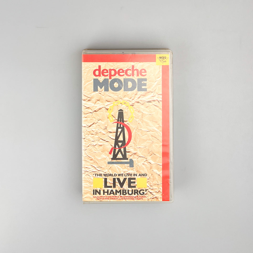 VHS. Depeche Mode. The World We Live In And Live In Hamburg