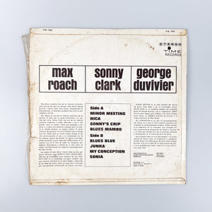 LP. Max Roach, George Duvivier, Sonny Clark. Max Roach, George Duvivier, Sonny Clark.