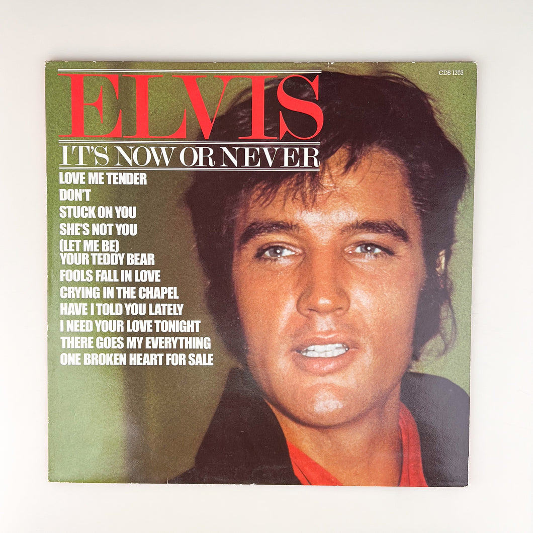 LP. Elvis Presley. It's Now Or Never