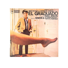 이미지를 갤러리 뷰어에 로드 , LP. Simon &amp; Garfunkel. Banda Original De La Película "El Graduado”
