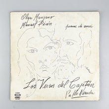 画像をギャラリービューアに読み込む, LP. Olga Manzano Y Manuel Picón. Poemas De Amor - Los Versos Del Capitán - Pablo Neruda
