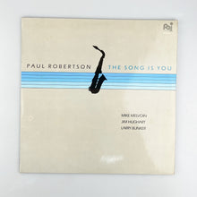 画像をギャラリービューアに読み込む, LP. Paul Robertson. The Song Is You
