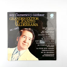 Cargar imagen en el visor de la galería, LP. Soy Flamenco y Cantaor, Juanito Valderrama Vol. 1 Cante
