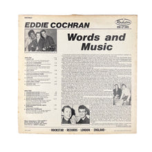 Laden Sie das Bild in den Galerie-Viewer, LP. Eddie Cochran. Words And Music
