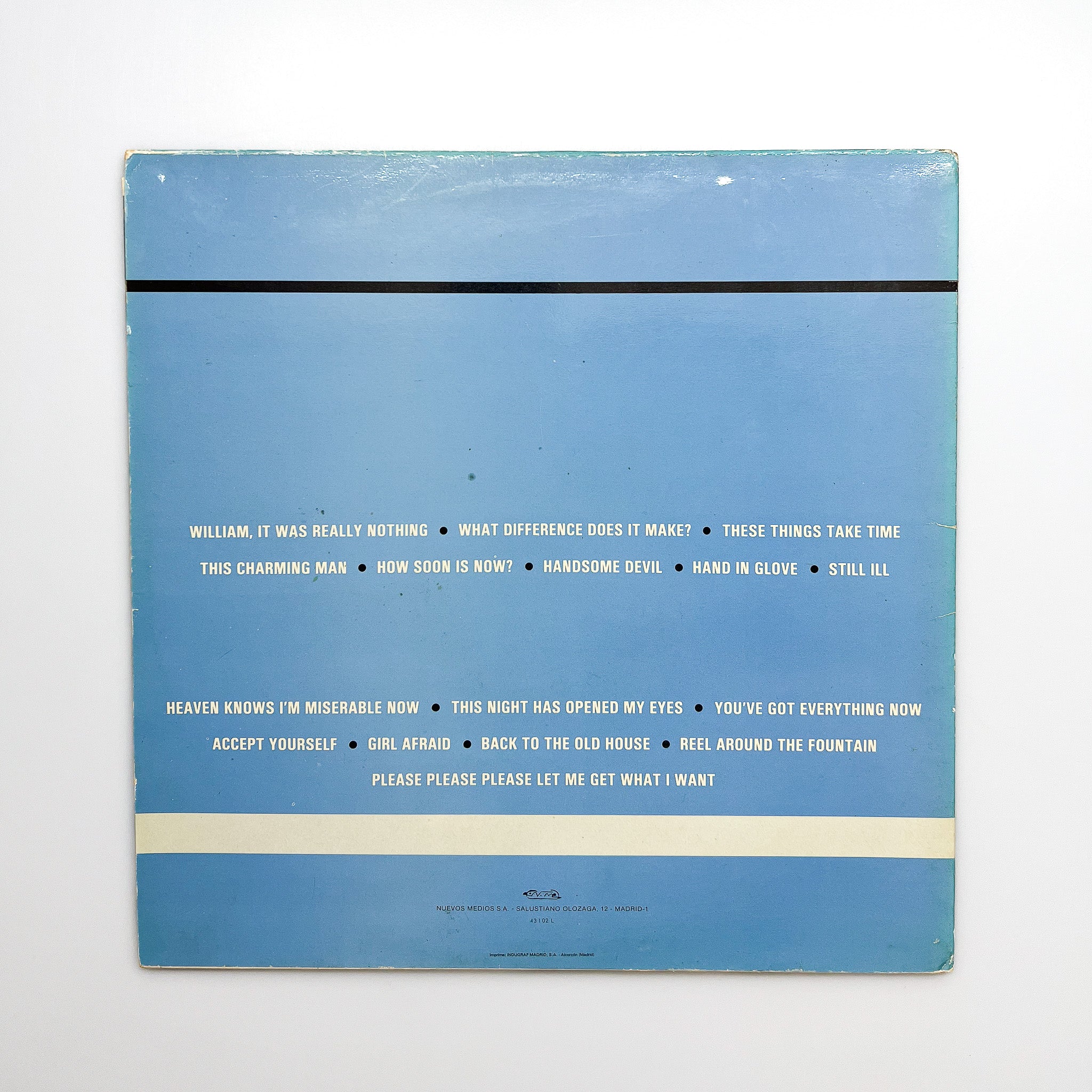 LP, Gat. The Smiths. Hatful Of Hollow – falsotecho
