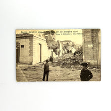 Load image into Gallery viewer, Postal Reggio Calabria dopo il terremoto del 28 dicembre 1908 Scesa 2 Settembre e Via Pellicane 634
