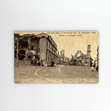 이미지를 갤러리 뷰어에 로드 , Postal Messina dopo il terremoto del 28 diciembre 1908 Imbarco di profughi e feriti 650
