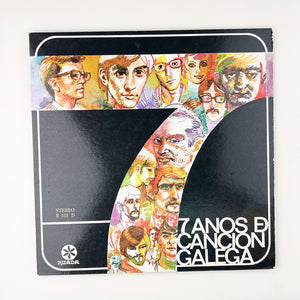 LP, Gat. Varios. 7 Anos de Canción Galega