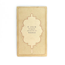 Cargar imagen en el visor de la galería, Fotografía Señor, E. Juliá, Madrid
