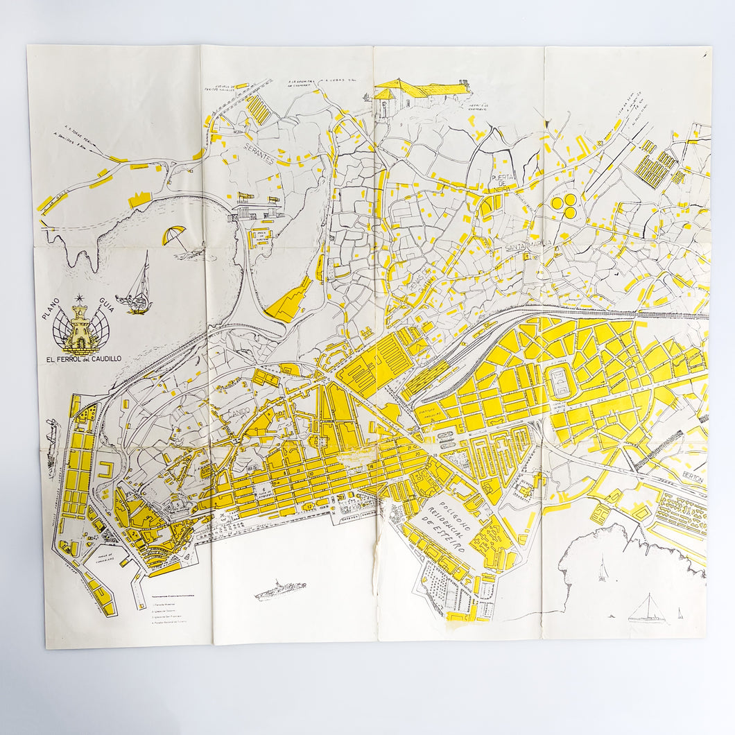 Mapa Galicia y Ferrol